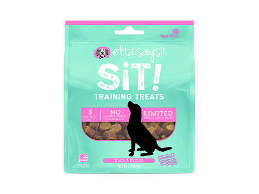ETTA SAYS!® SIT! GÂTERIES AU BACON POUR CHIEN 6 OZ