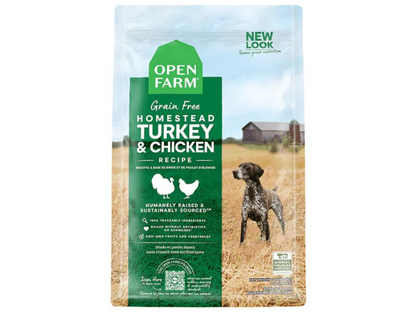 OPEN FARM®  NOURRITURE POUR CHIEN POULET ET DINDE SANS GRAIN